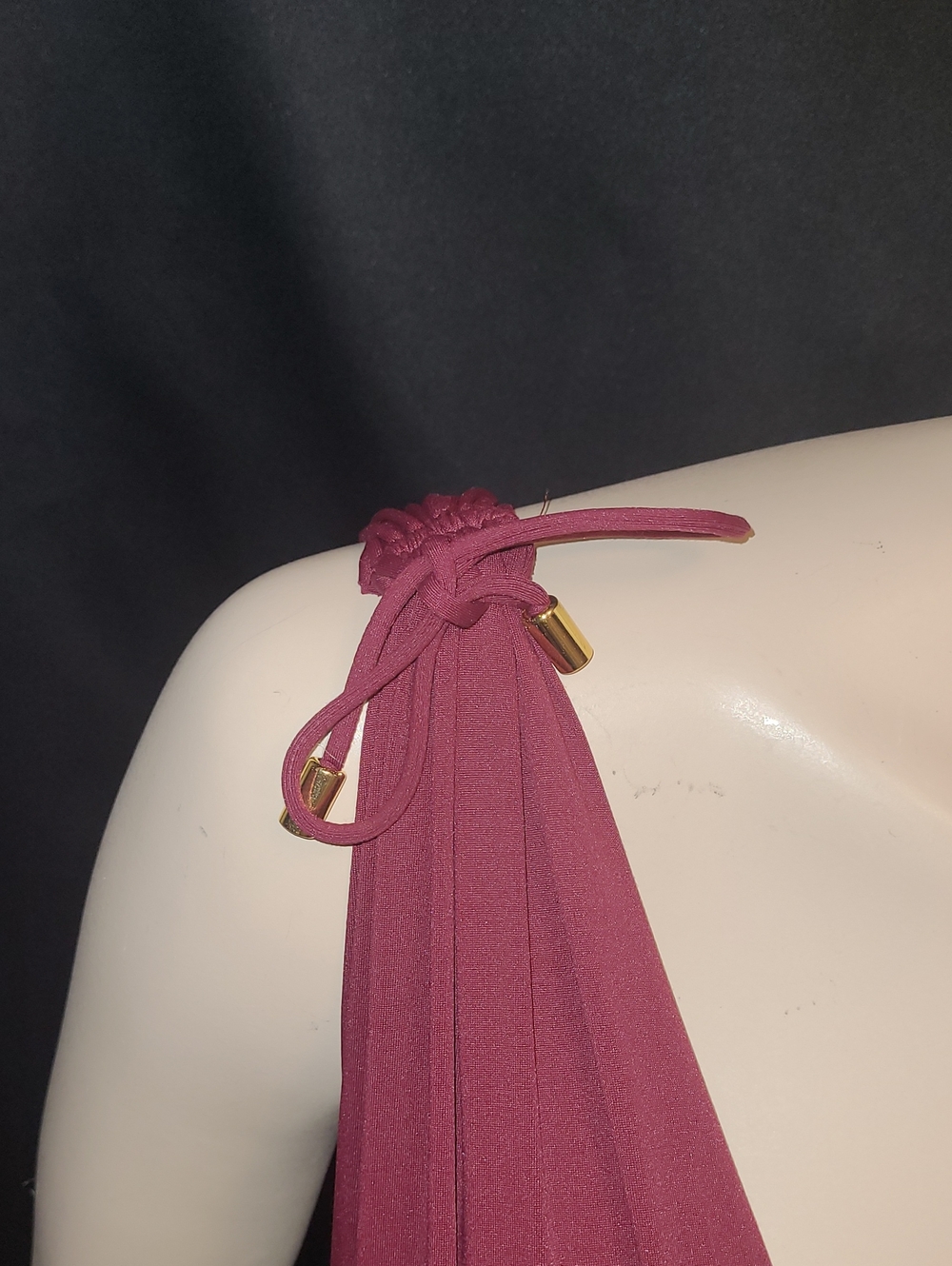 La Blanca Deep Berry One-Piece Swimsuit Size 8 - Picture 4 of 13